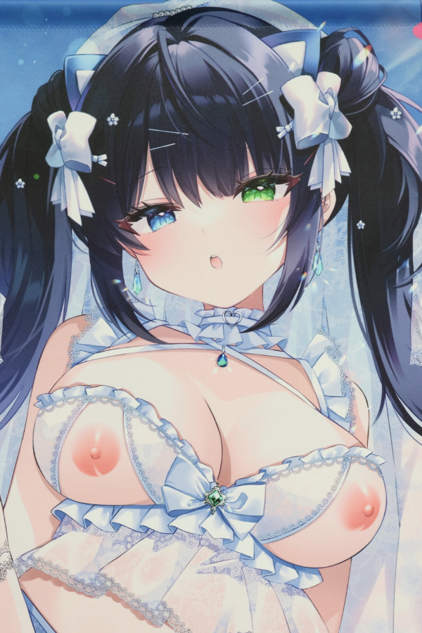 【レビュー】明晰ゆめ 2025年5月30日新規グッズ（成年向け） Wスエードタペストリー (猫りん堂)_バストアップ