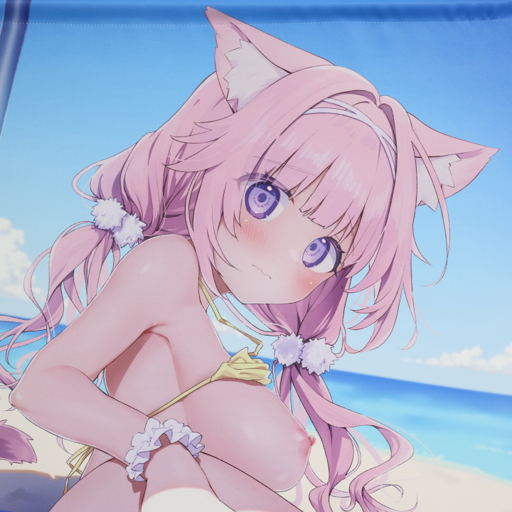 【レビュー】涼香 おもちちゃんOMTタペストリー (Suzuya)_バストアップ