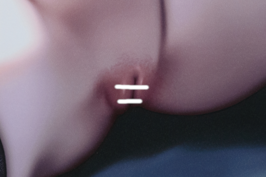 【レビュー】みんとあいす 2025年5月30日新規グッズ イラストA（成年向け） Wスエードタペストリー (猫りん堂)_局部アップ