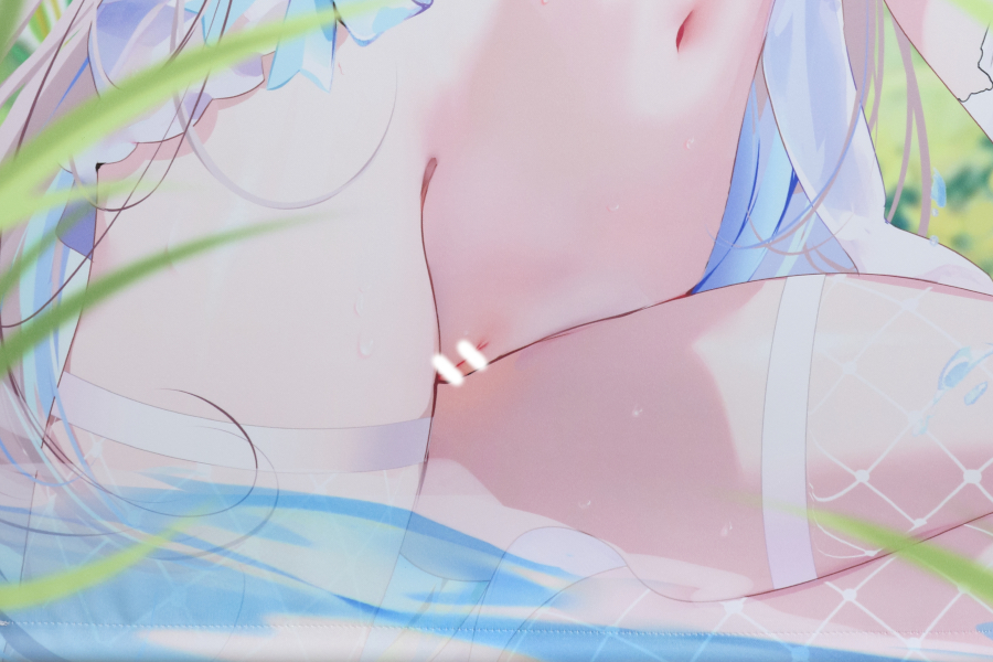 【レビュー】pon 2025年9月12日「月刊女神第七弾」新規グッズ（成年向け） Wスエードタペストリー (猫りん堂)_下半身アップ