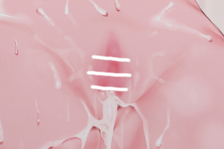 【レビュー】Blue_Gk LOVE ADDICTION Wタペストリーコレクション 09_差分絵柄局部アップ