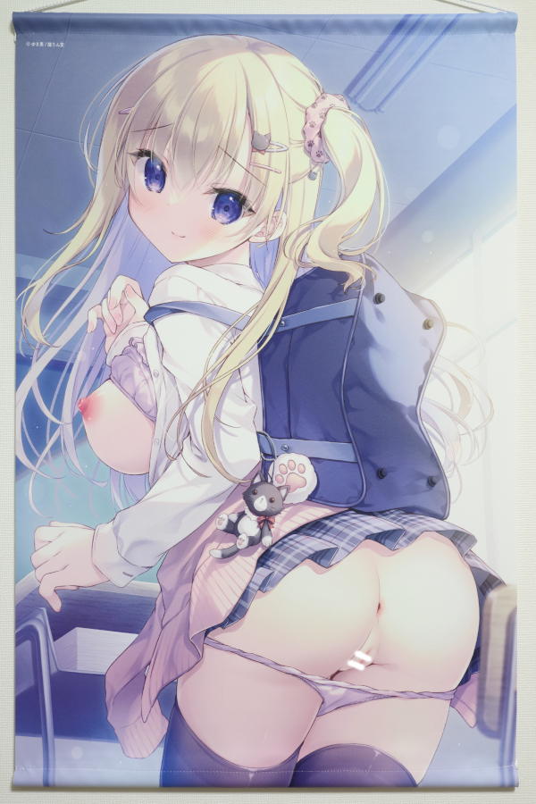 【レビュー】ゆき恵 2024年11月「みに♡すか―極―」新規グッズ(成年向け) Wスエードタペストリー (猫りん堂)_全体