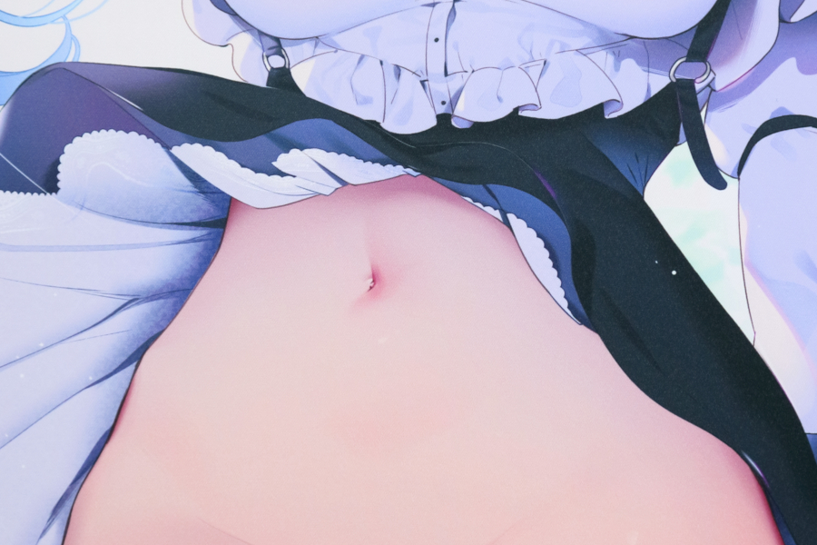 【レビュー】カット 2022年12月23日号 成年版 Wスエードタペストリー (うりぼうざっか店)_おなかアップ