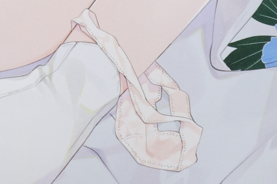 【レビュー】ユイザキカズヤ 【ユイザキカズヤ先生】和装千柚タペストリー (最果てスタジオ)_パンツアップ